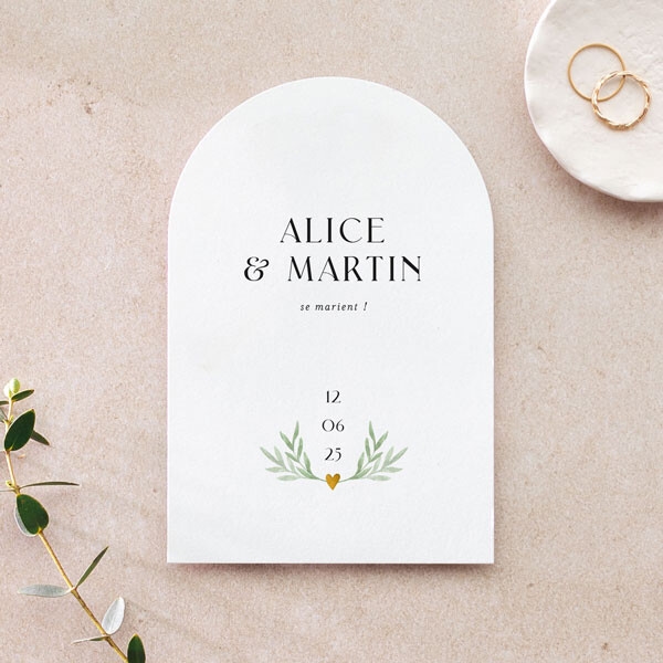Faire-part mariage