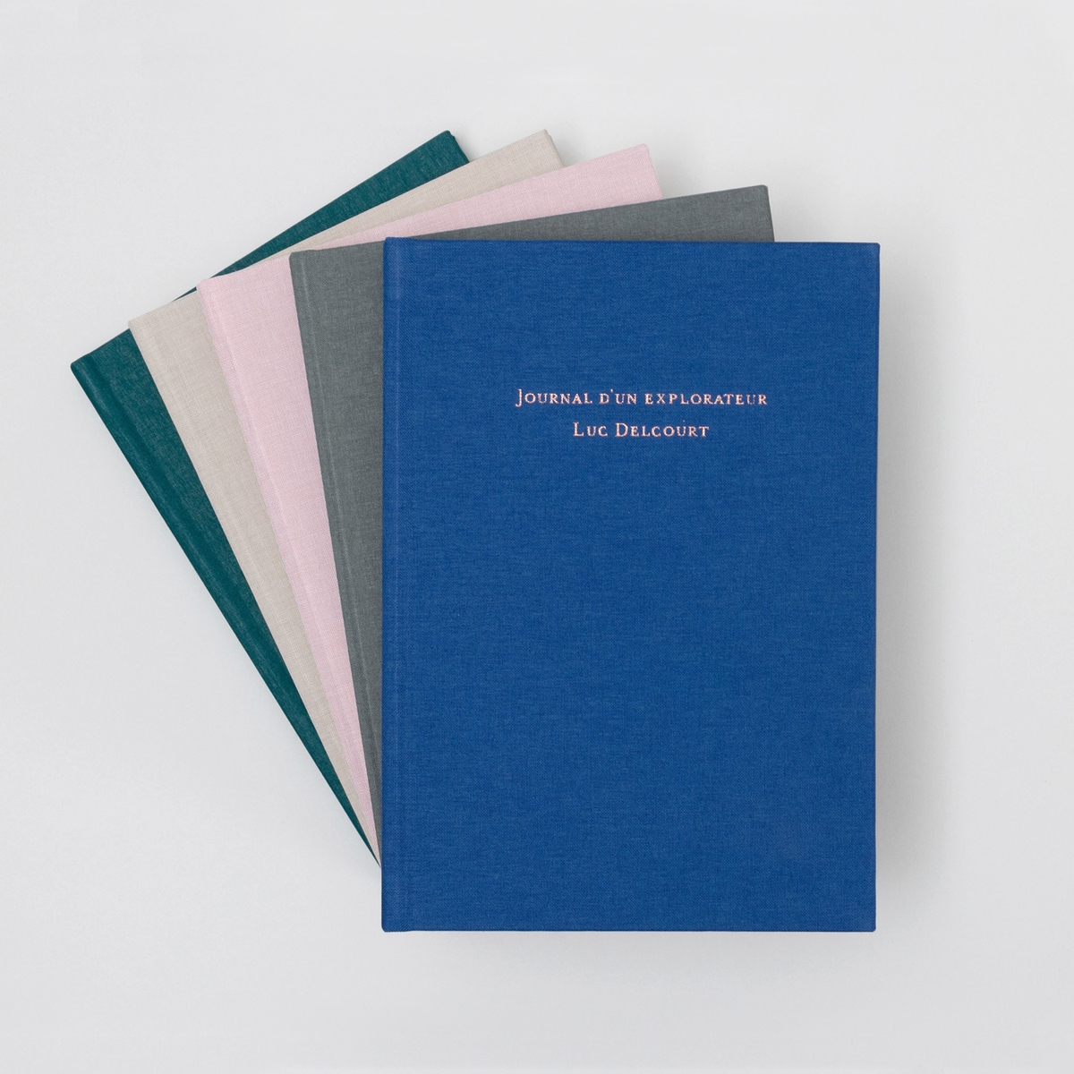 Carnet personnalisé Tissu doré