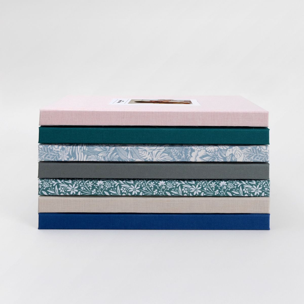 Carnet personnalisé Tissu photo embossée