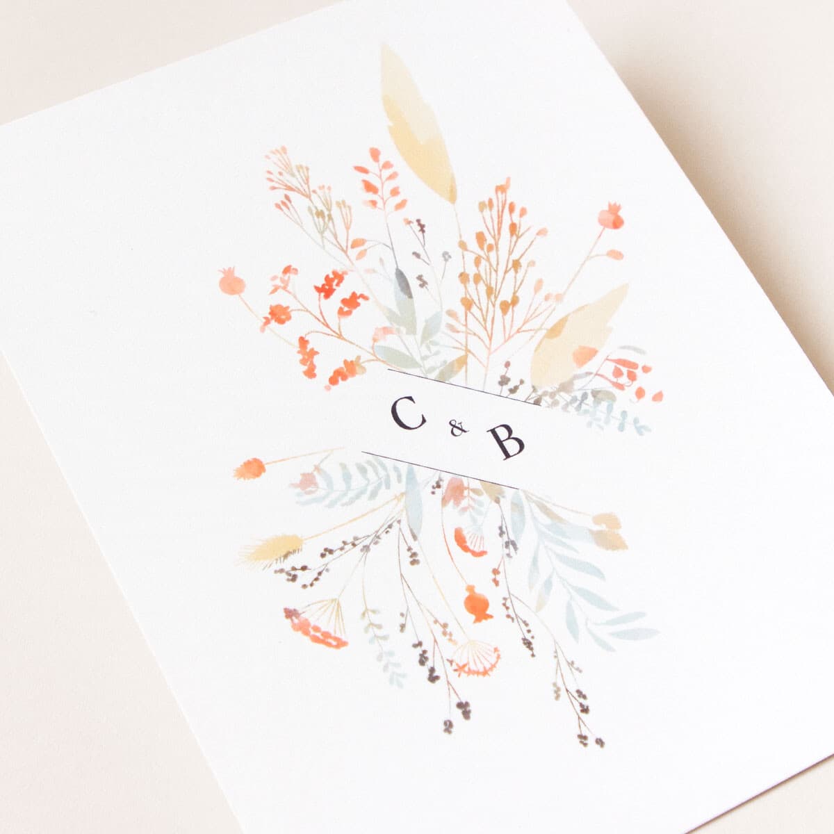 Faire-part de mariage