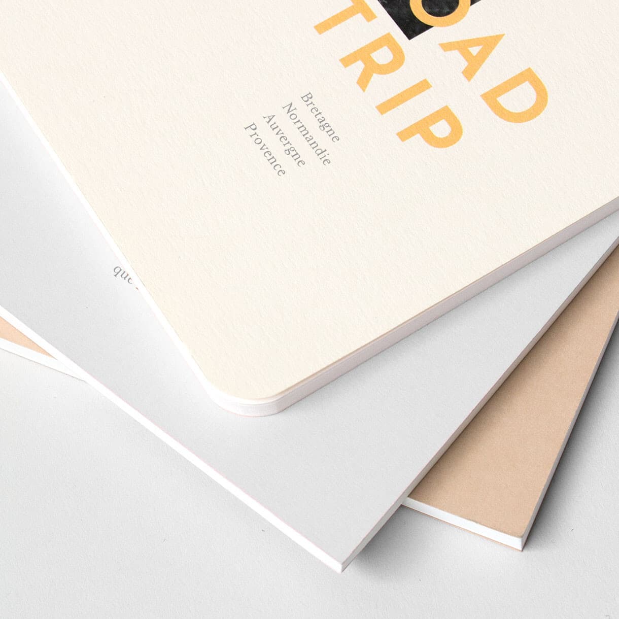 Carnet souple personnalisable monochrome