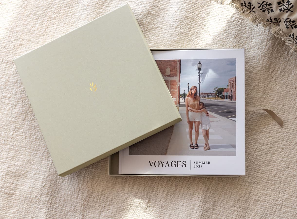 Coffret de présentation album photo