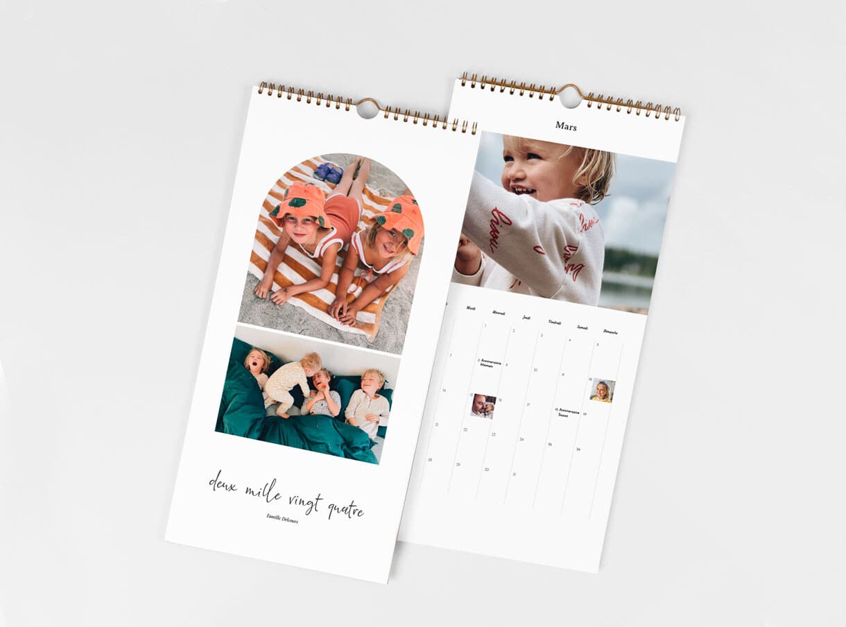 Calendrier planning personnalisé