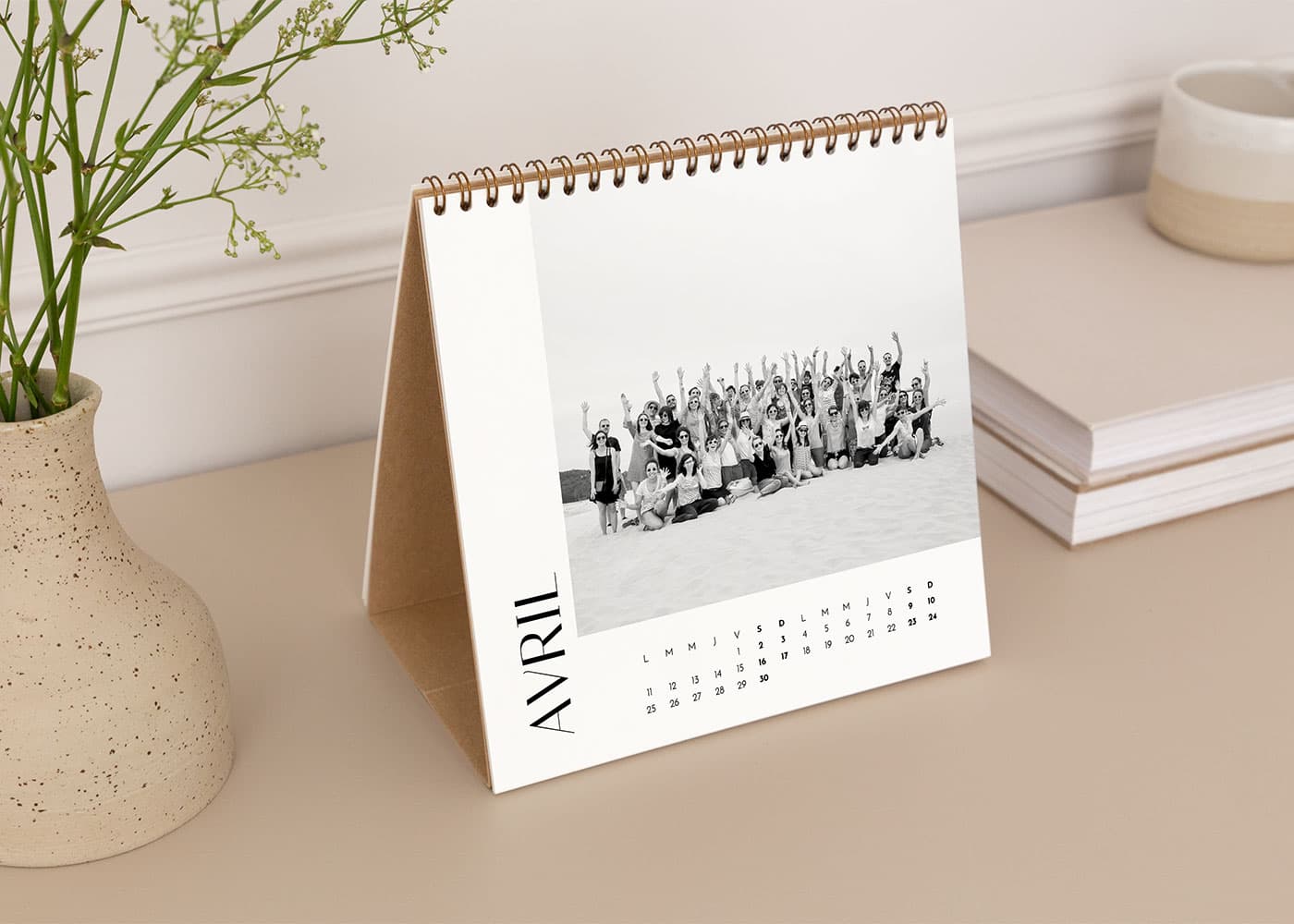Calendrier publicitaire personnalisé