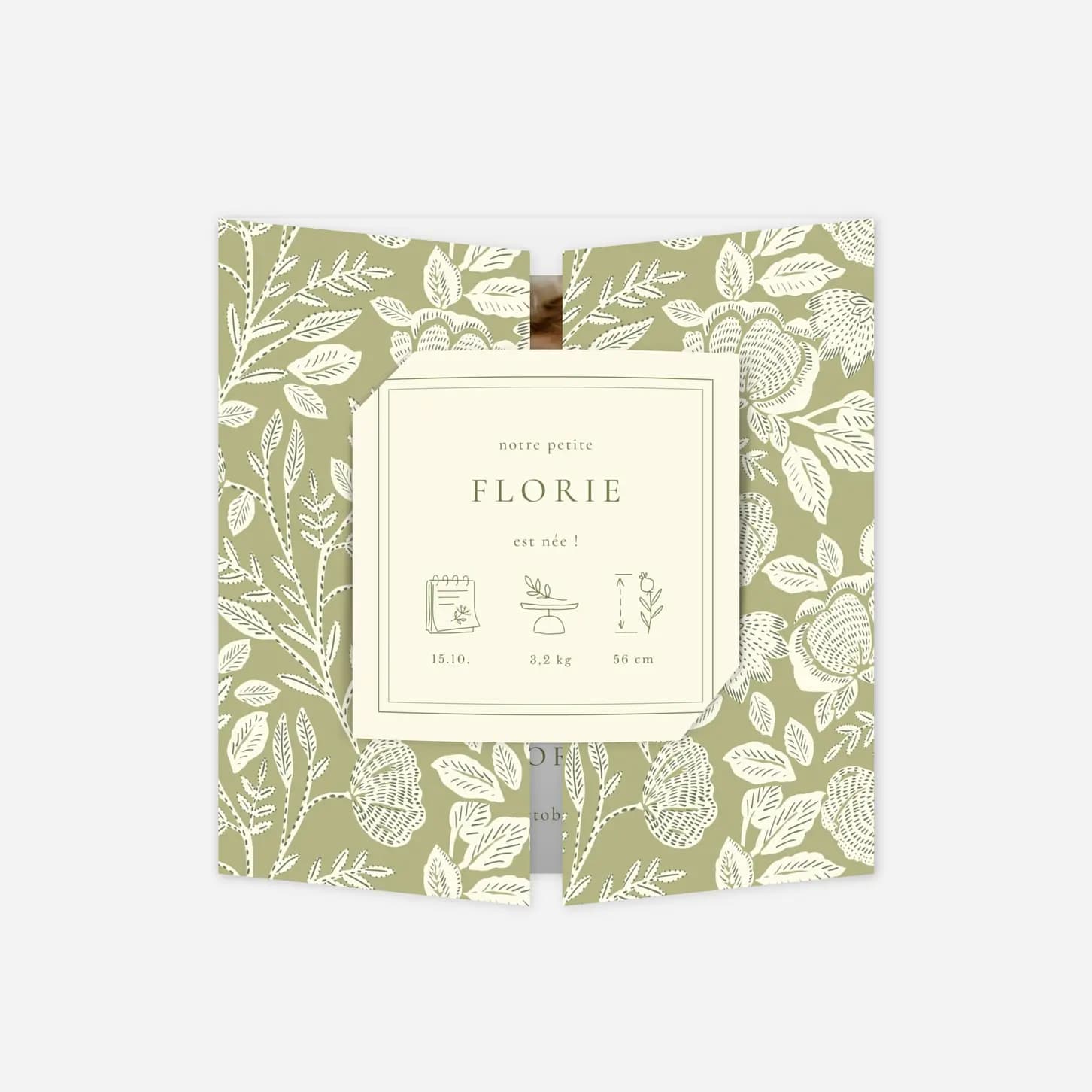 Faire-part de naissance Matin