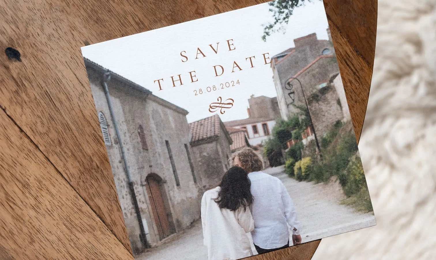 Exemples de textes de Save the Date mariage