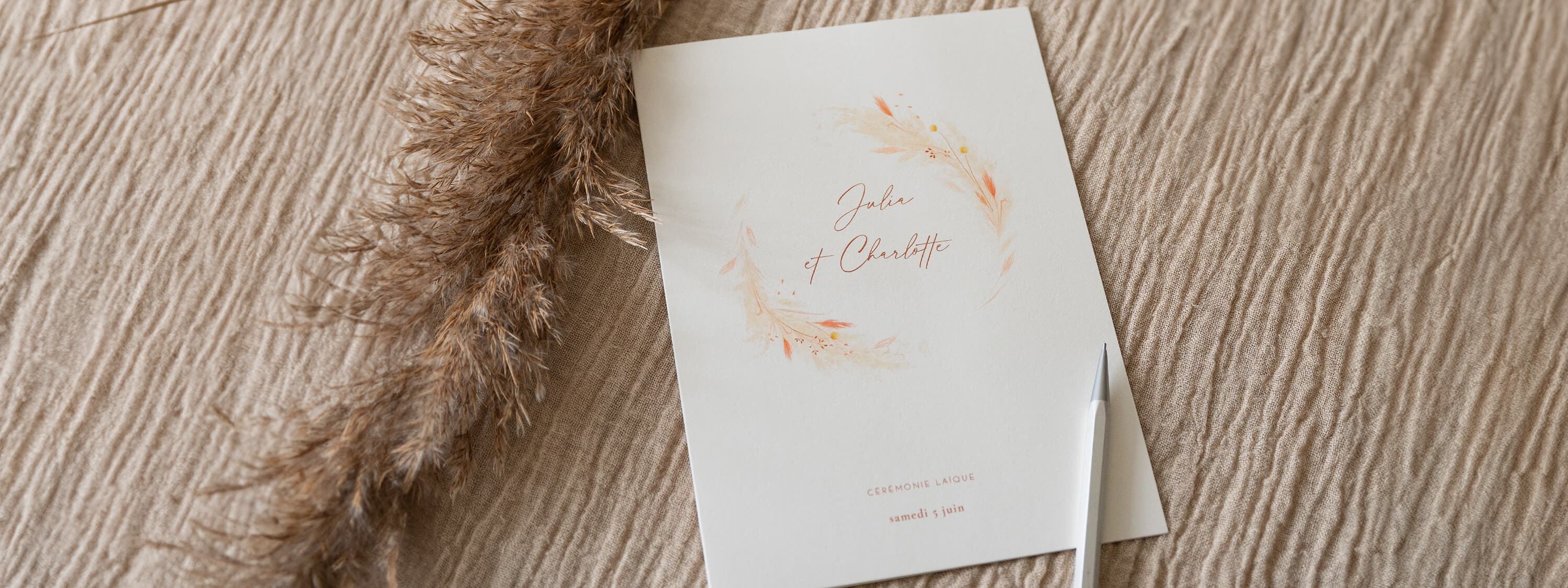 Couverture livret de messe mariage