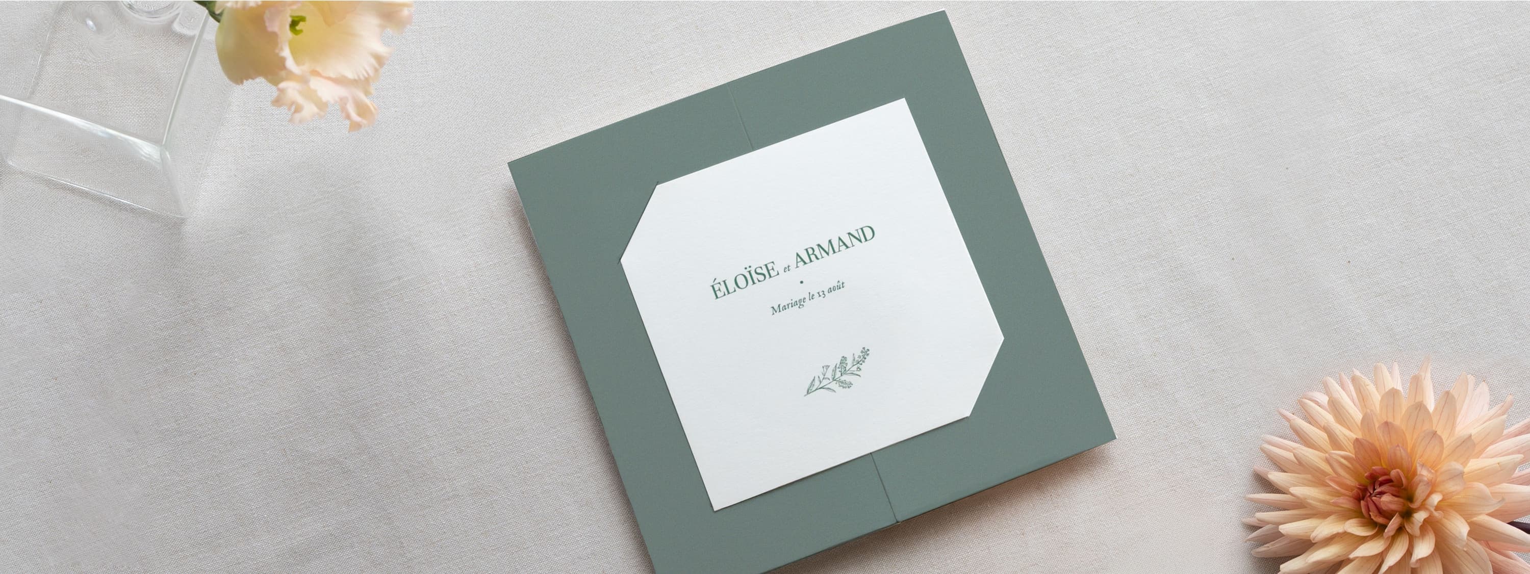 Faire-part de mariage  chic & classique