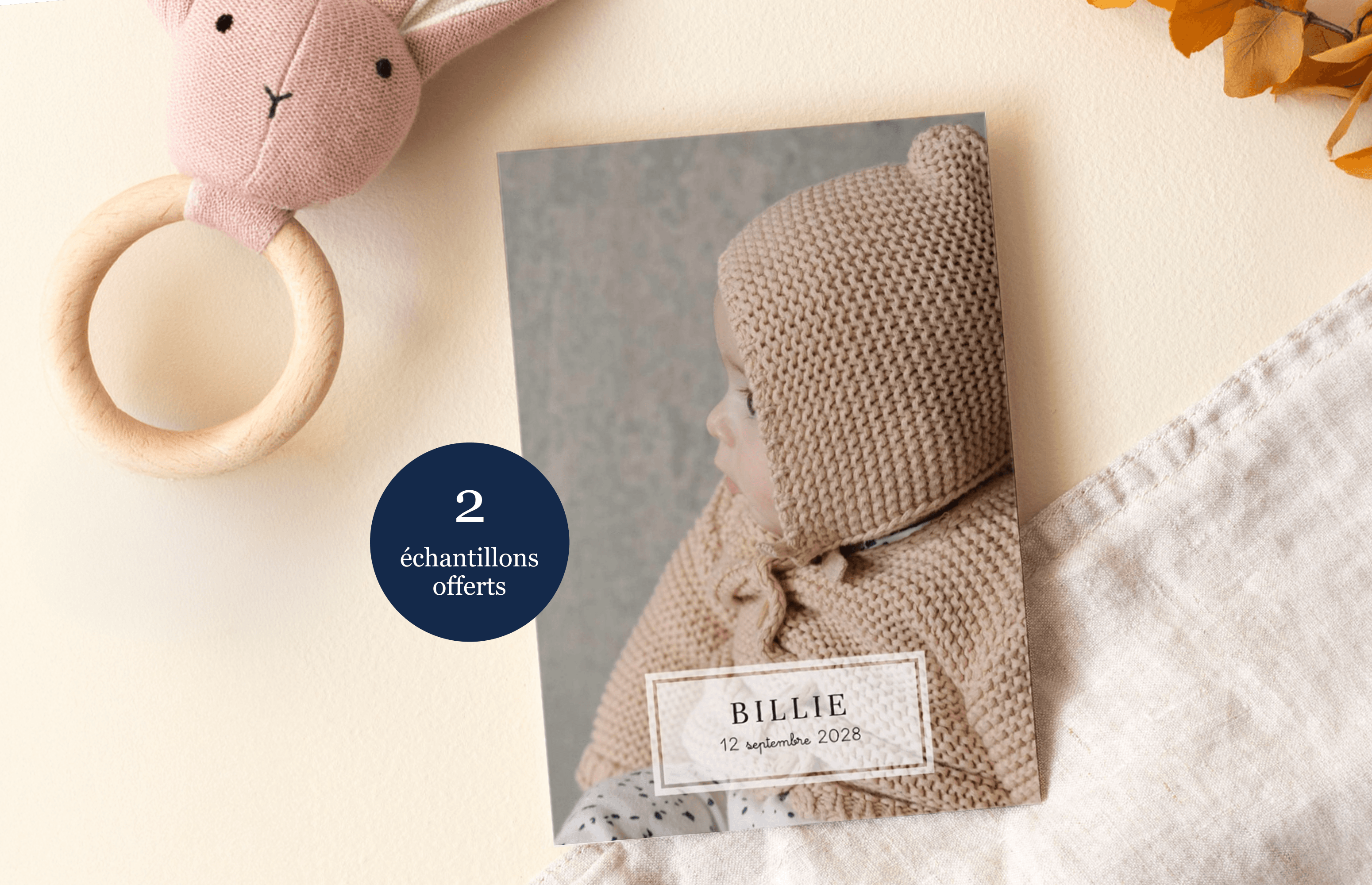 Faire-part de naissance avec photo
