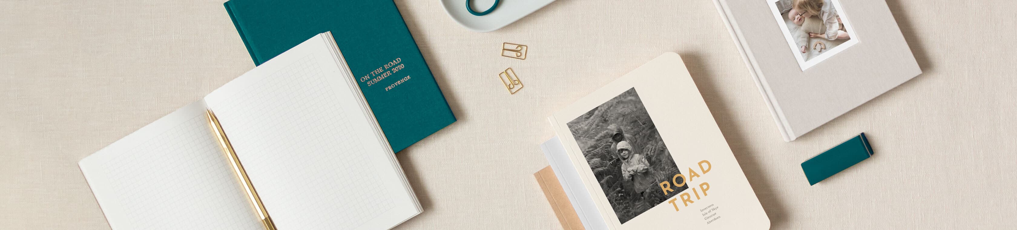 Carnet avec une couverture tissu Rosemood