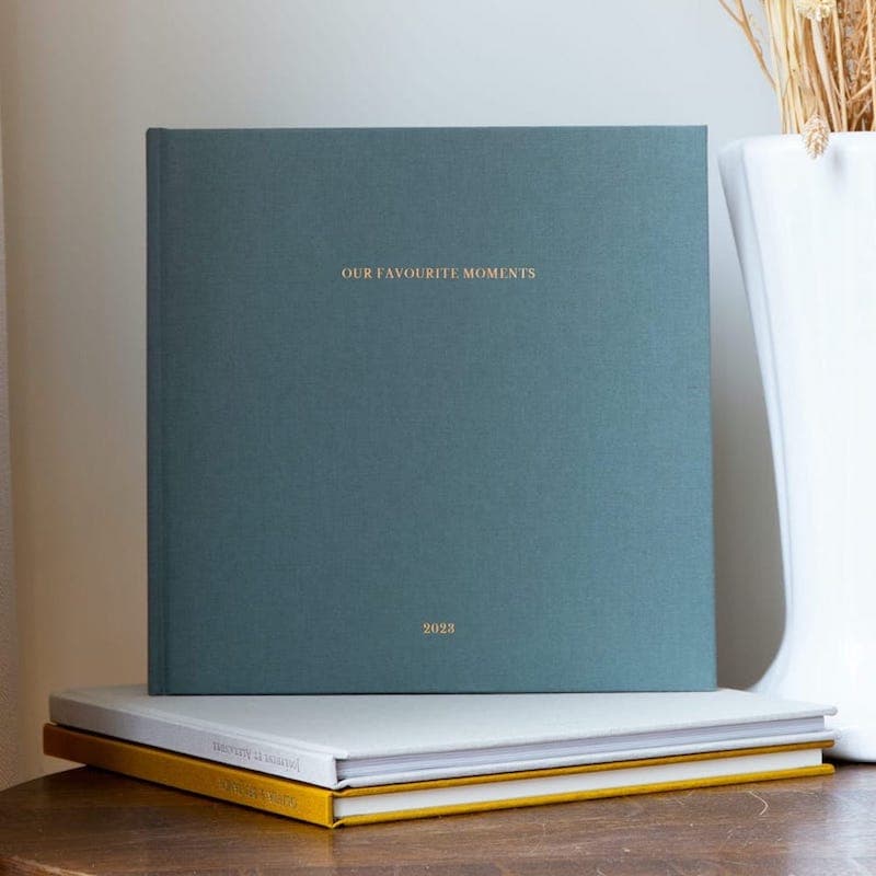 Album photo année tissu