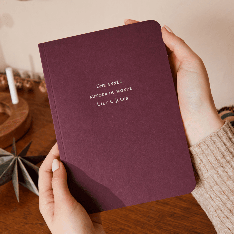 Carnet souple doré