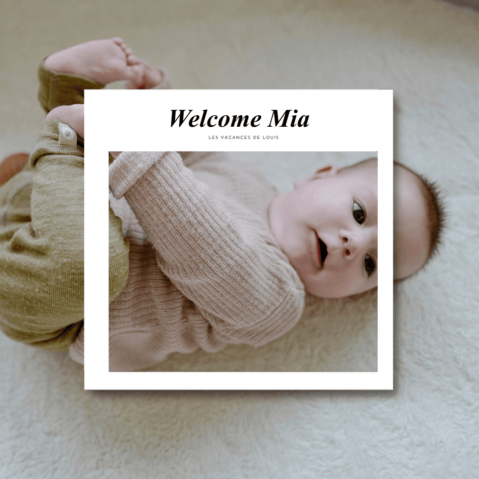 Albums photos de naissance
