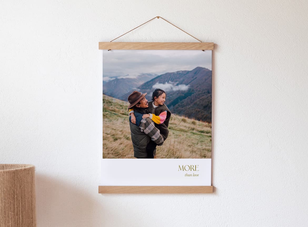 Affiche personnalisée fête des pères