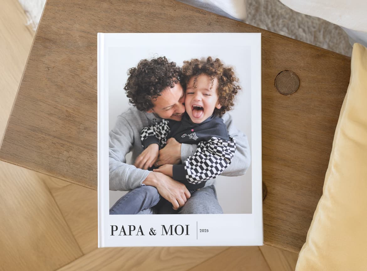 Album photo rigide fête des pères