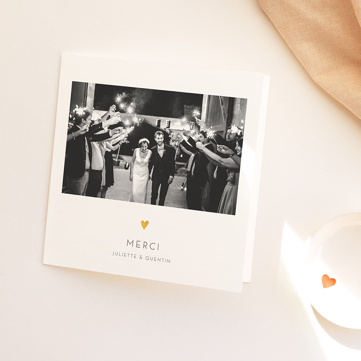 Marque table mariage Aquarelle végétale