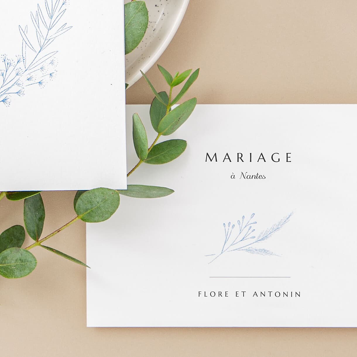 Save the date Délicats feuillages