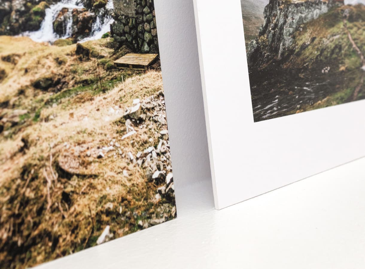 Développement photo contrecollé à poser