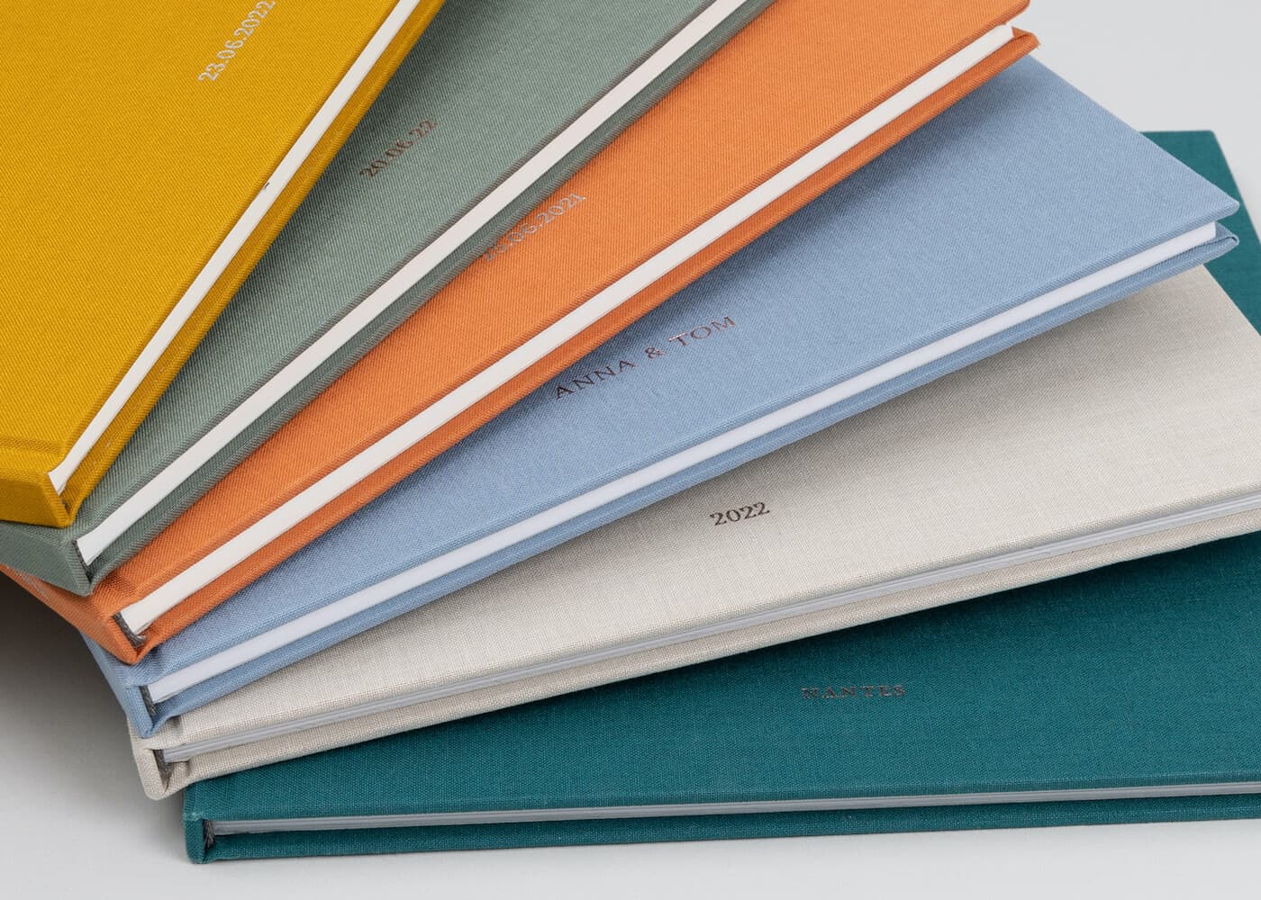 Album photo professionnel couverture tissu