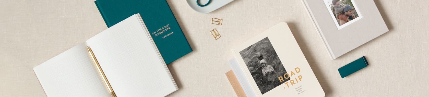 Carnet publicitaire pour entreprise Rosemood