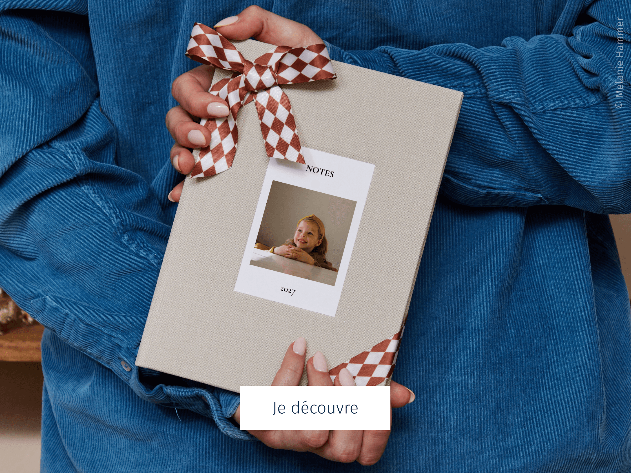 Carnet tissu photo