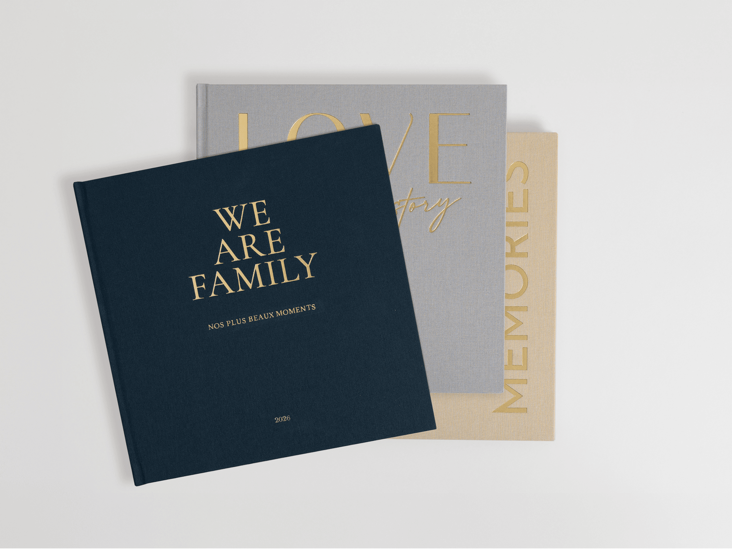 Album tissu - Couverture spéciale avec dorure