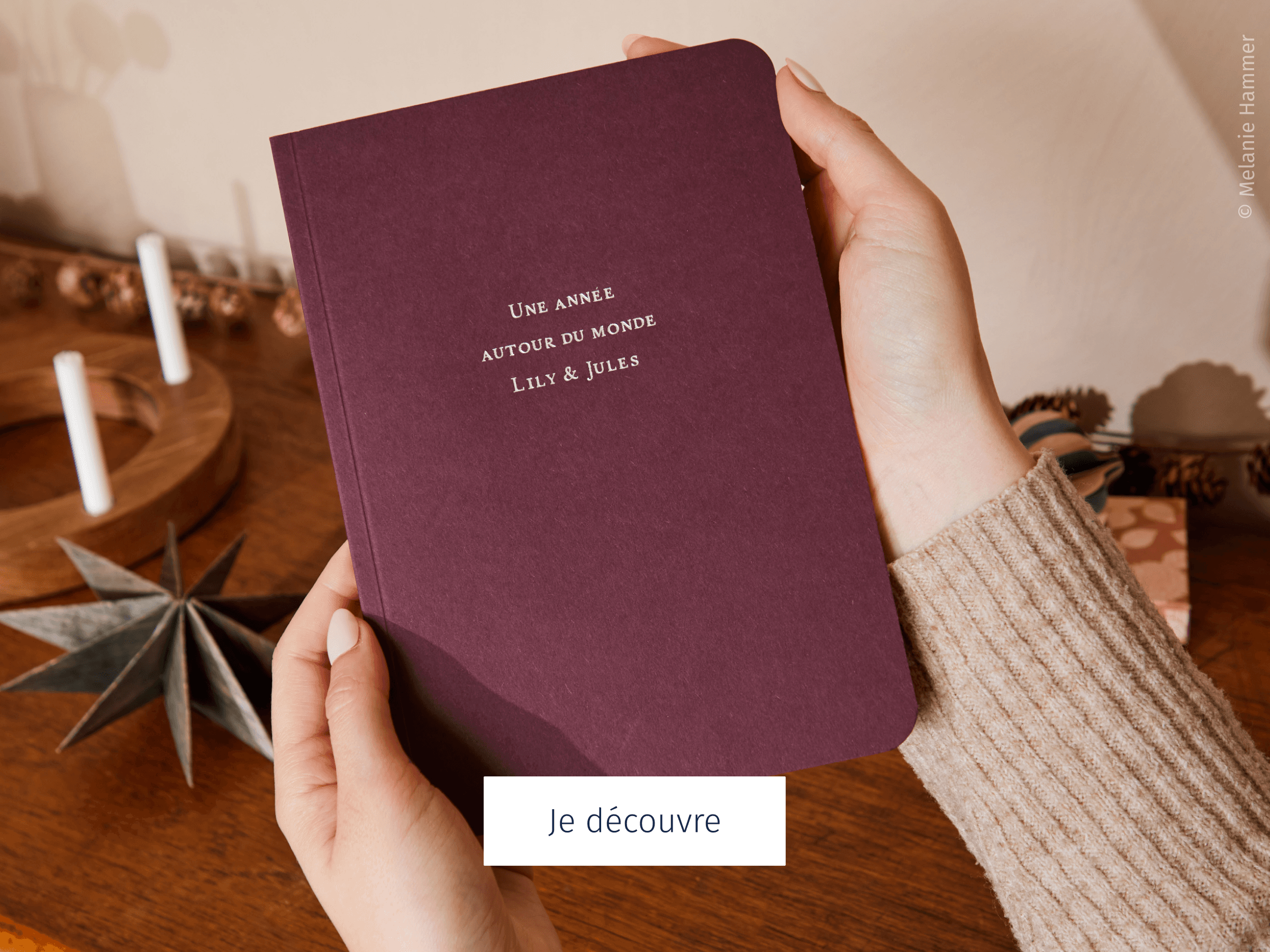 Carnet souple doré