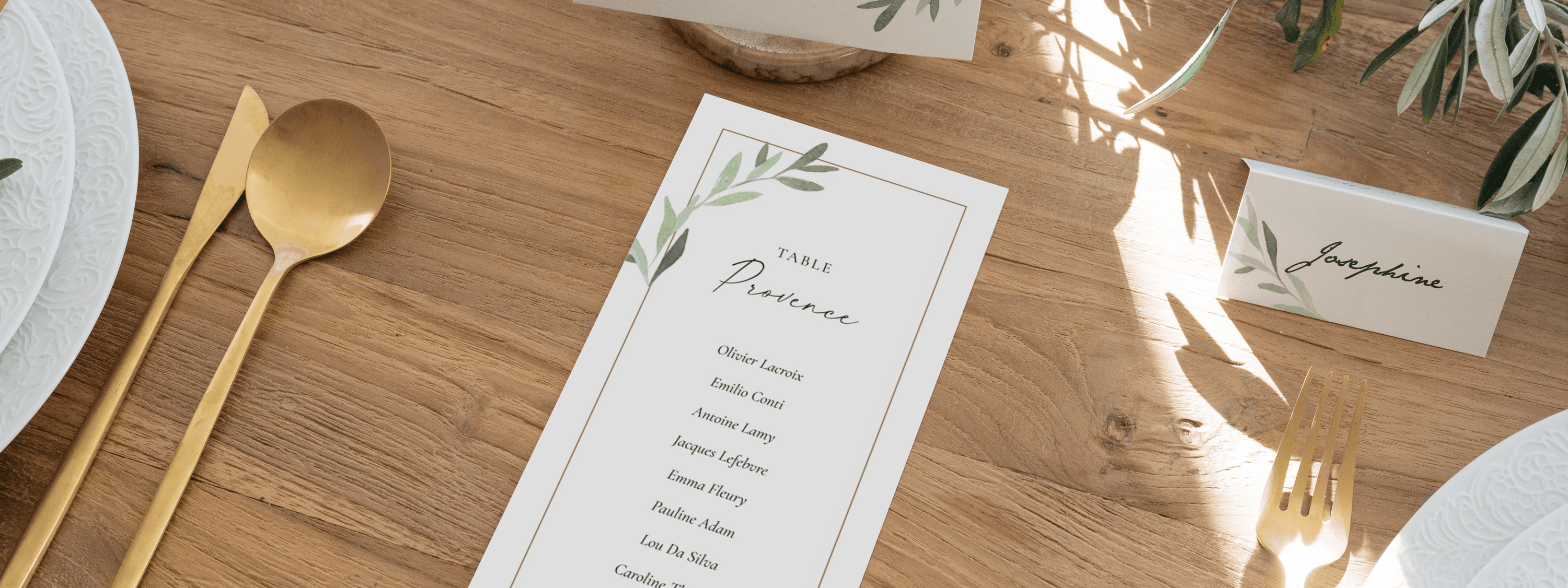 Plan de table mariage original