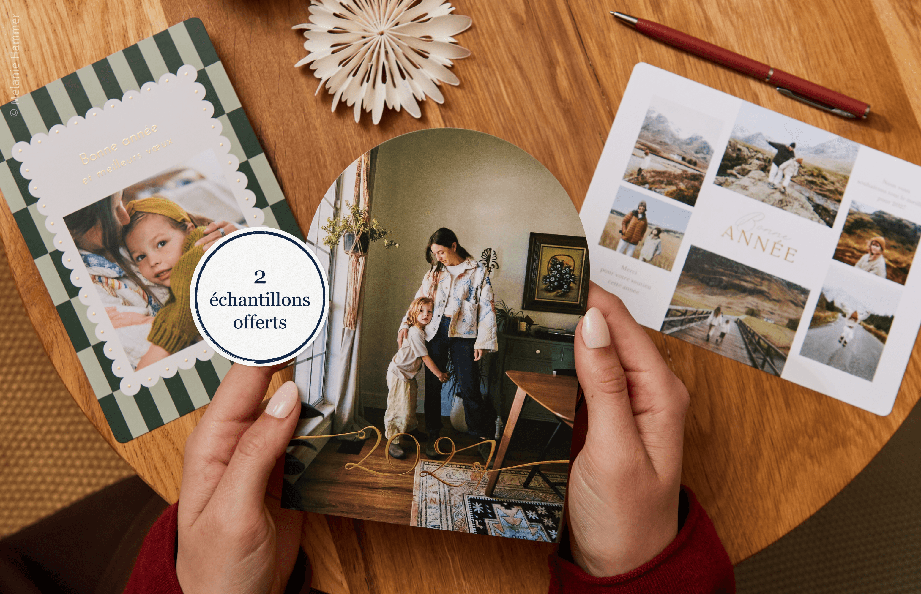 Cartes de Noël personnalisées