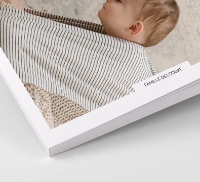 Livre photo de naissance jumeaux couverture souple