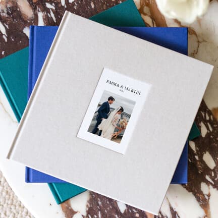 Album photo Saint Valentin couverture tissu photo