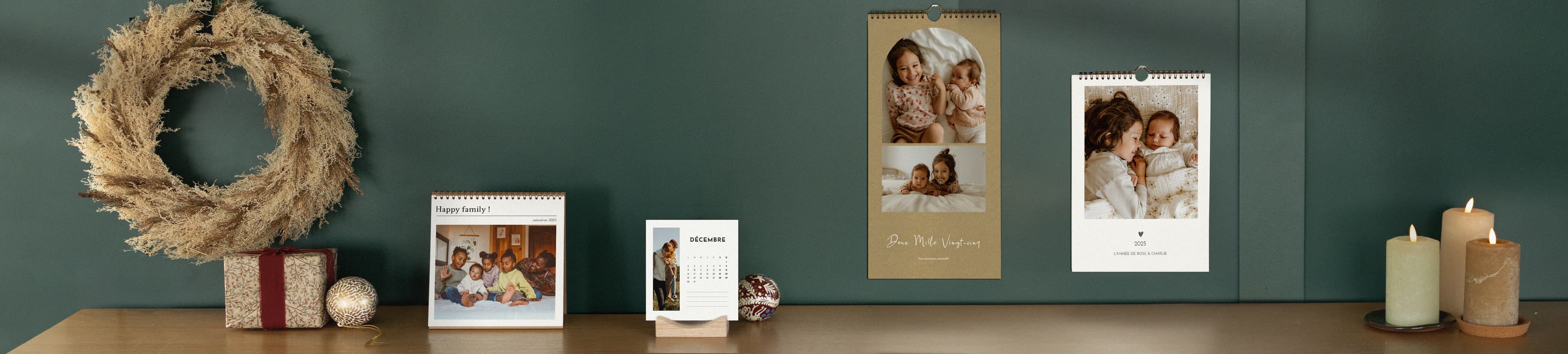 Les exemples et modèles de calendrier photo Rosemood