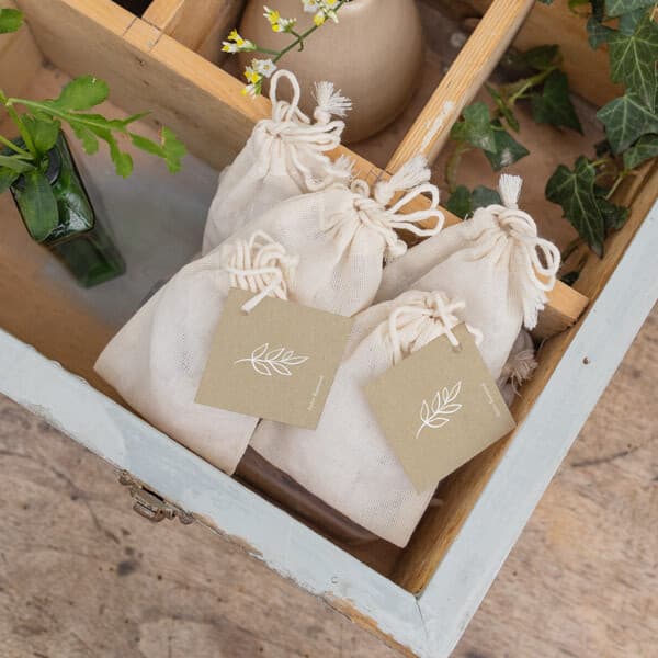 Pochons cadeaux invités mariage