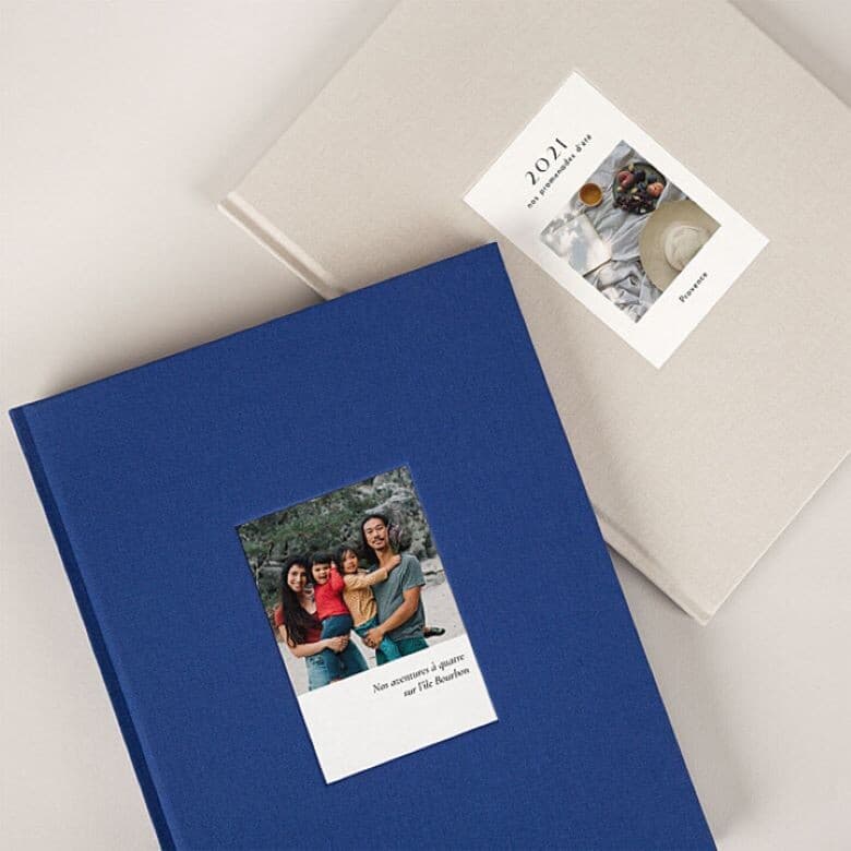 Album photo enfant couverture tissu photo