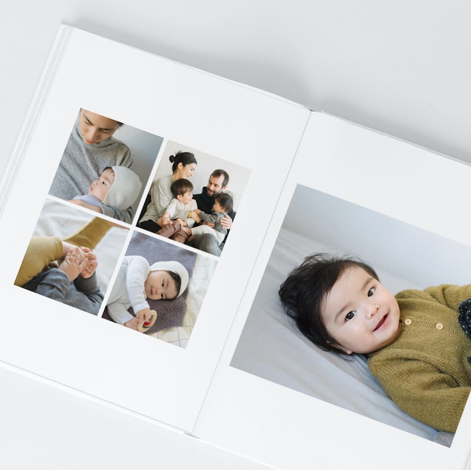 Album photo naissance pour jumeaux