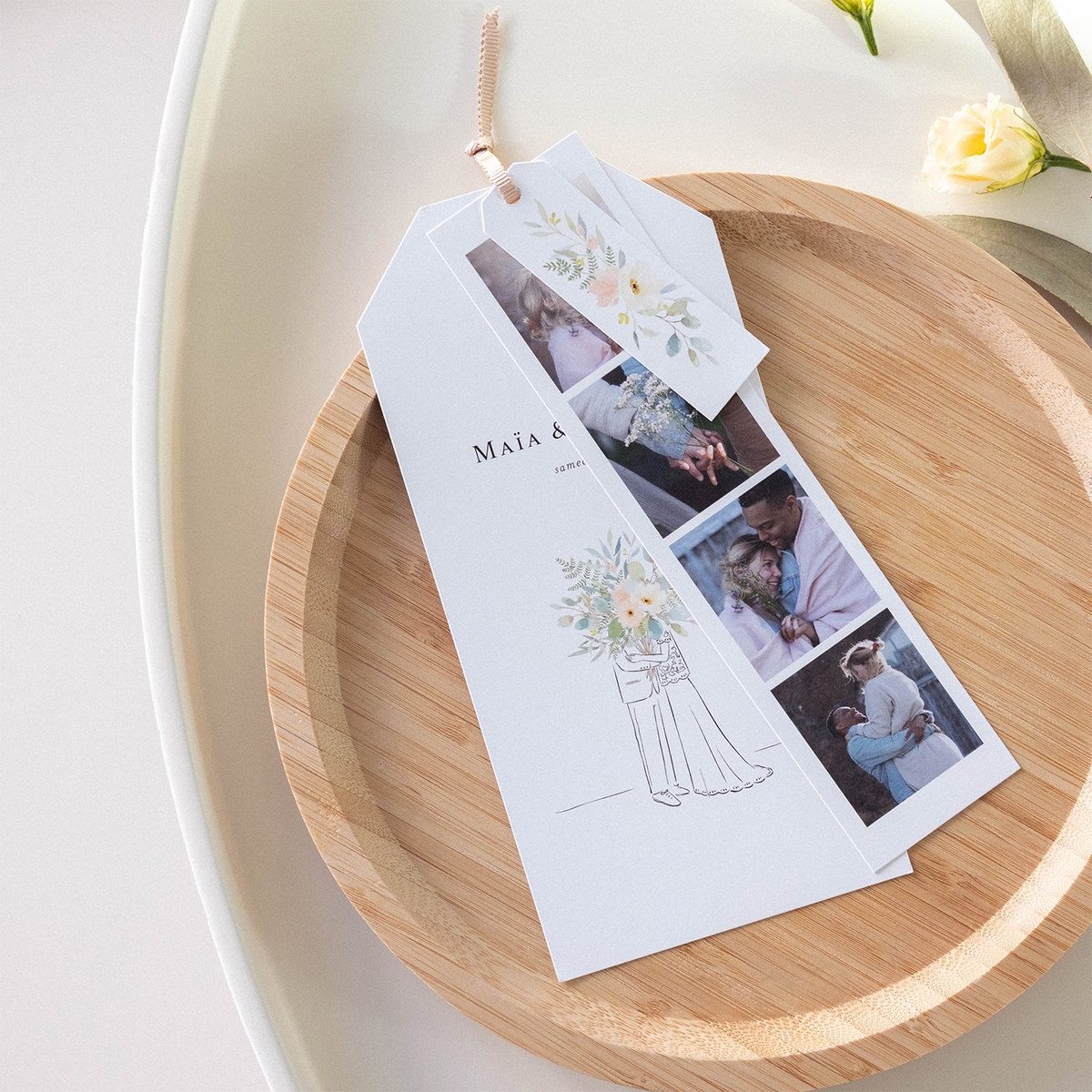 Faire-part naissance Pictos nature