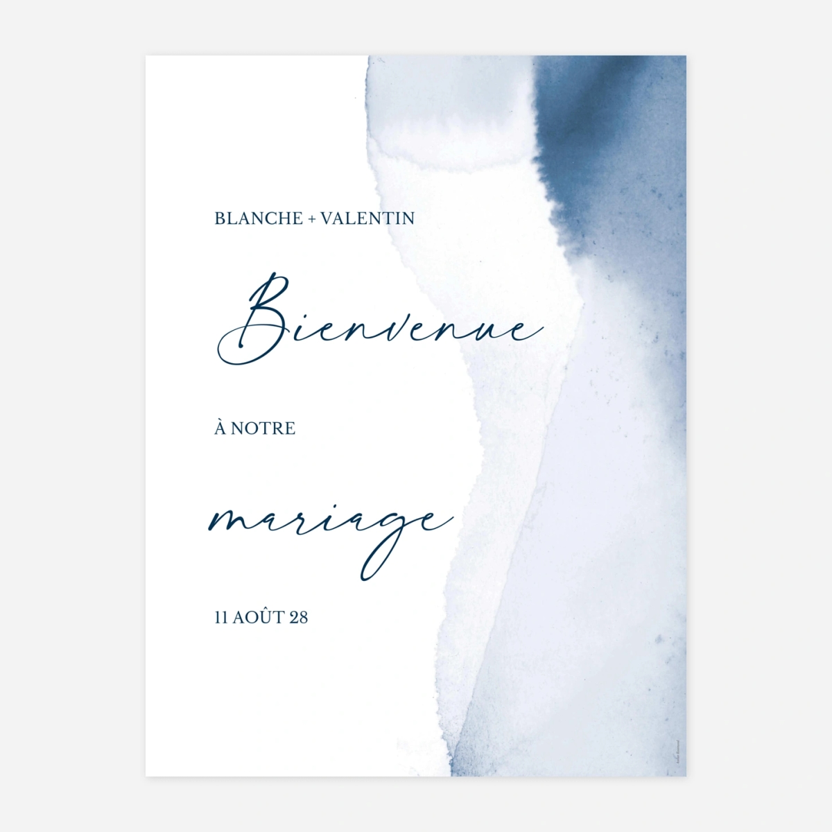 Panneau mariage Amour en Typo