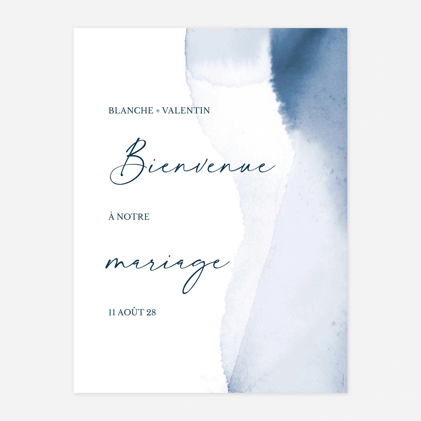 Panneau mariage Amour en Typo