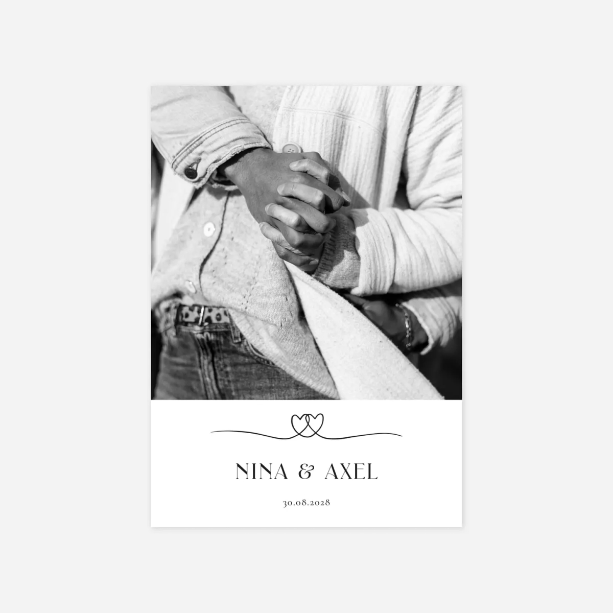 Faire-part mariage Alliance