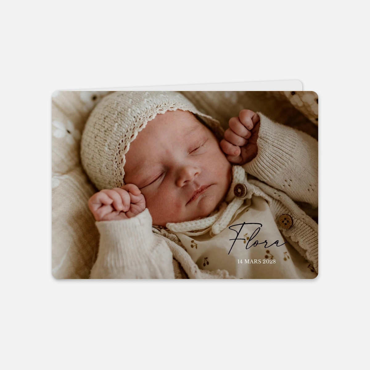 Faire-part naissance Petit bonheur