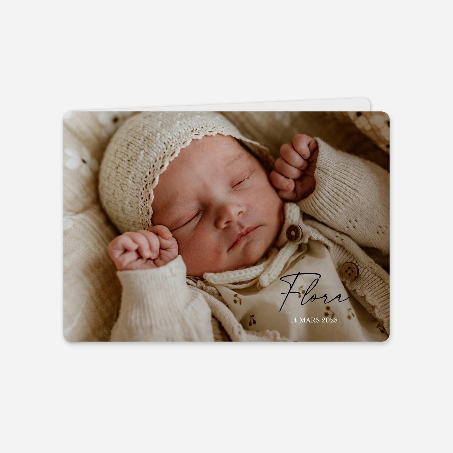 Faire-part naissance Petit bonheur