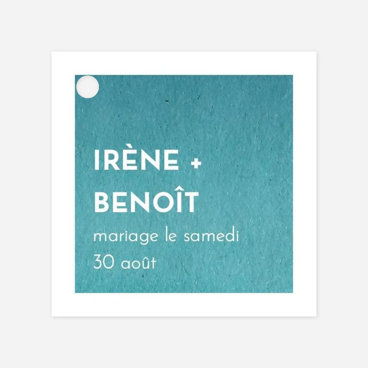 Étiquette avec ruban Aquarelle