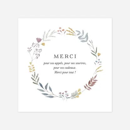 Aquarelle végétale