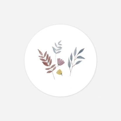 Aquarelle végétale