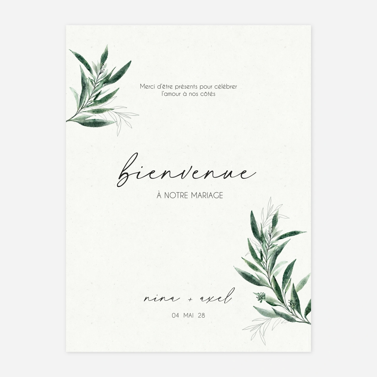 Panneau mariage Arche florale