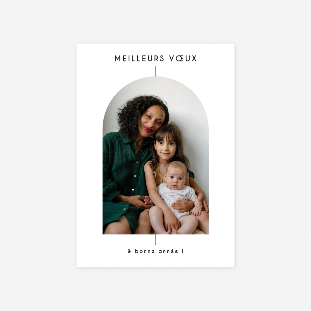 Carte de voeux Arche graphique