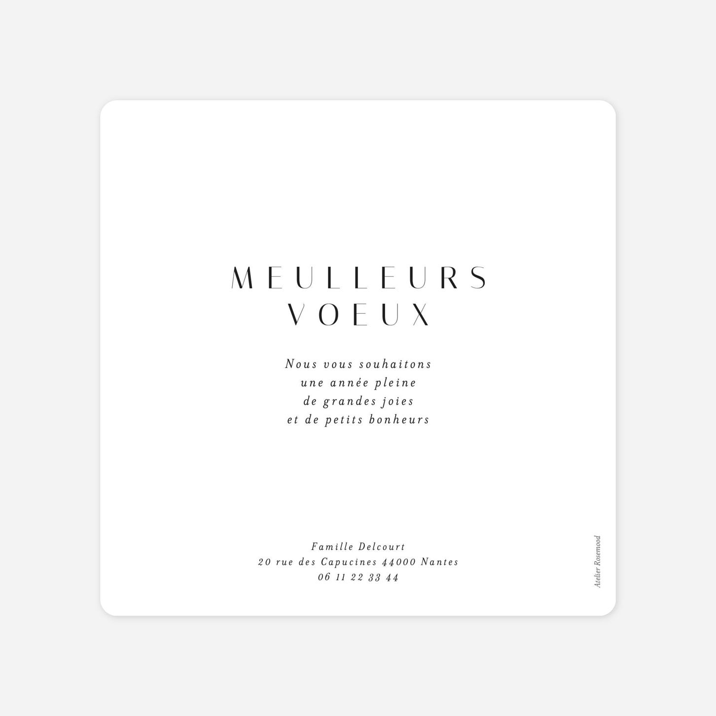 Carte de voeux Barbe à papa