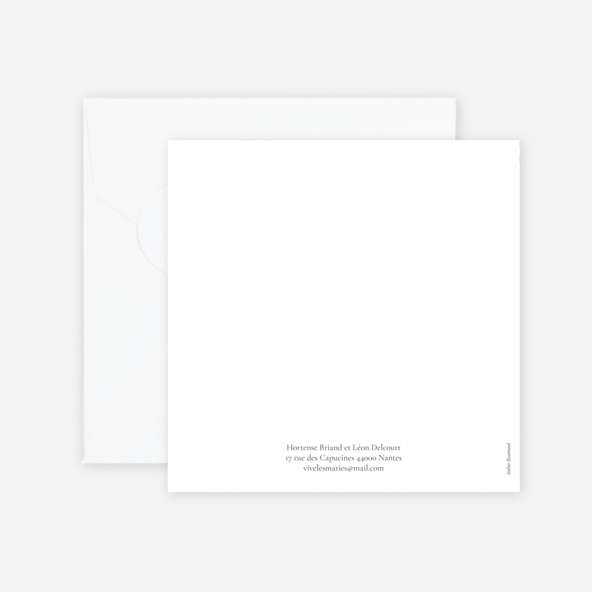 Faire-part mariage Brise d'été