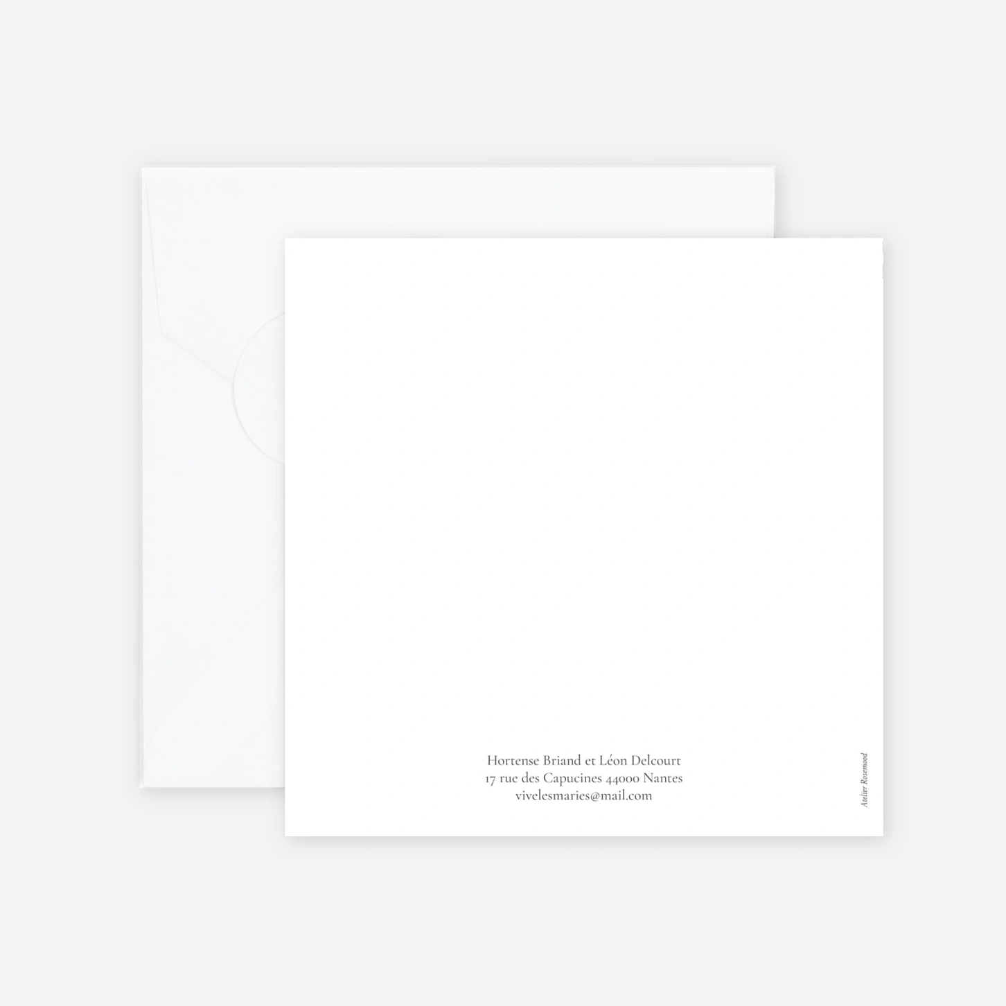 Faire-part mariage Brise d'été