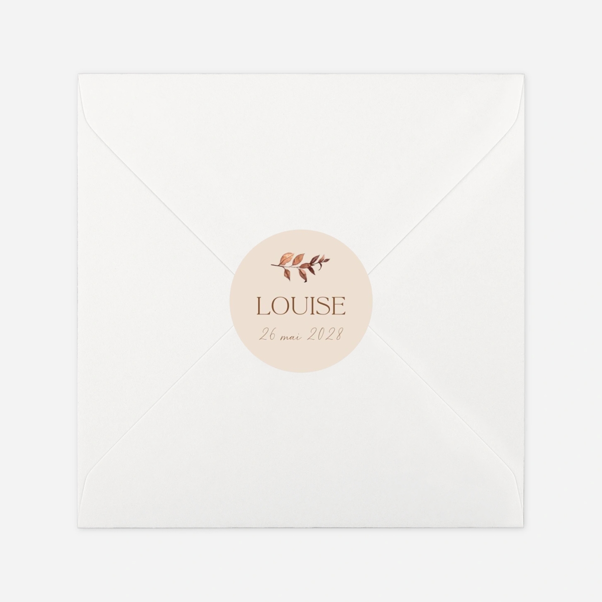 Stickers naissance Bouton de Rose
